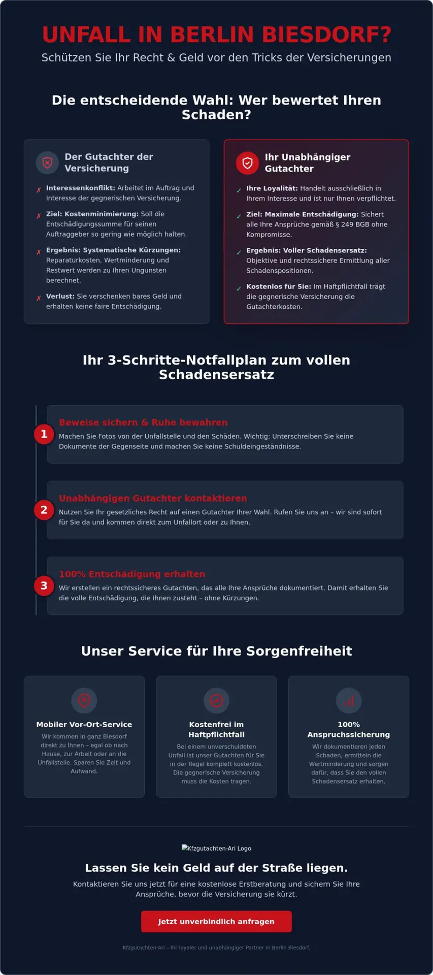 Kfz Gutachter Berlin Biesdorf: Ihr unabhängiger Experte nach dem Unfall