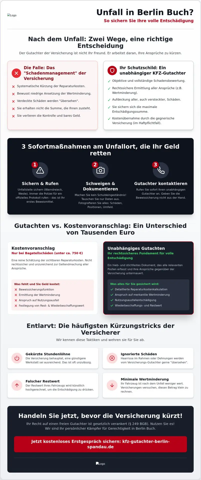 Kfz Gutachter Berlin Buch: Ihr unabhängiger Schutzschild nach dem Unfall